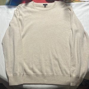 J. Crew Cream Crewneck Sweater